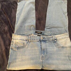 d.jeans womens blue jeans, size 14